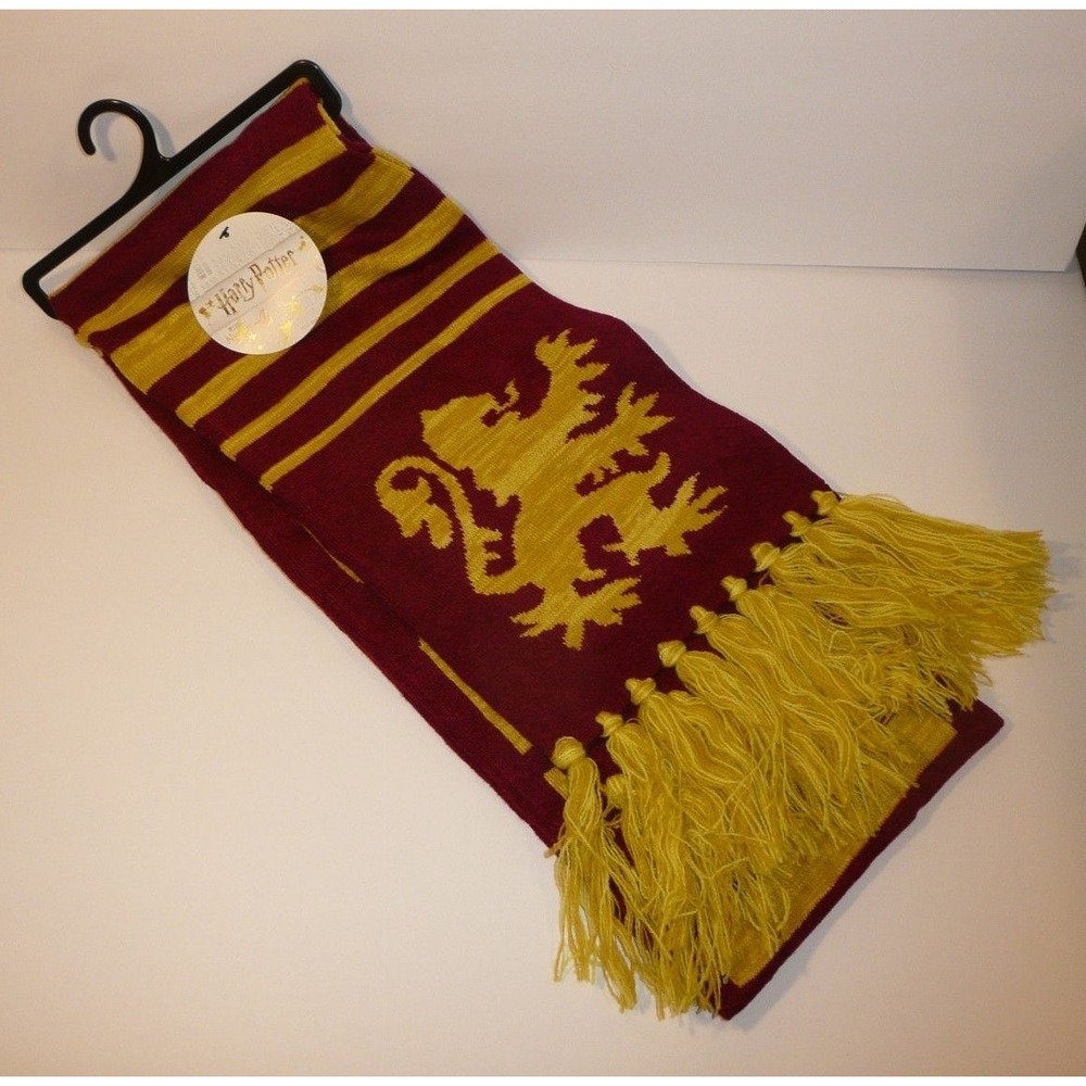 Gryffindor - Harry Potter House Winter Jacquard Banner Scarf Red Yellow Cosplay